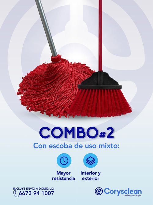 Combo #2 - Combo Con Escoba de Uso Mixto